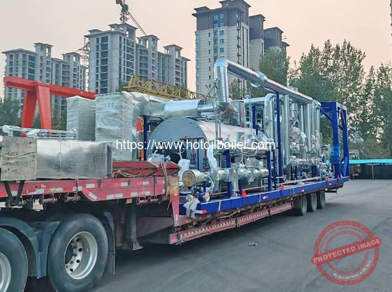 Skid-Mounted-Gas-Fuel-Thermal-Fluid-Oil-Heater-for-Iraq-Customer